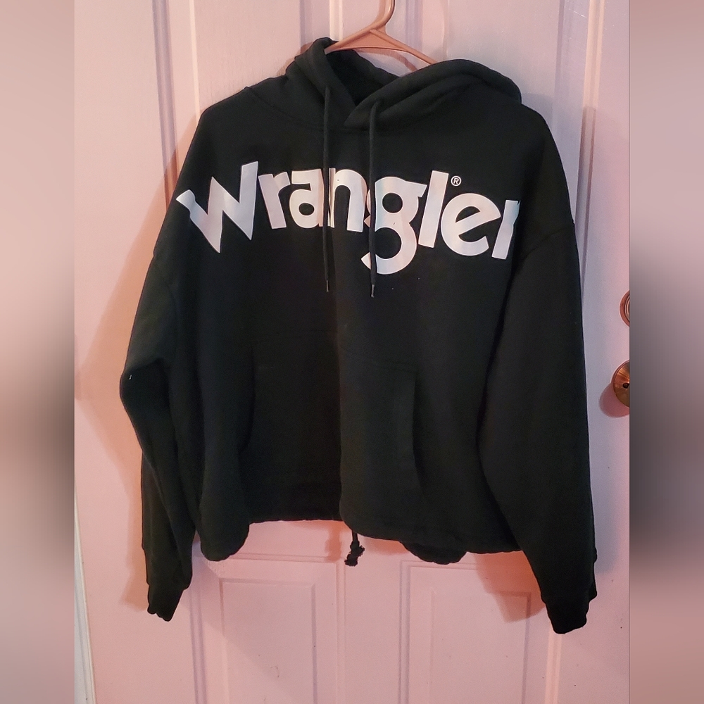 Wrangler womens crop hoodie